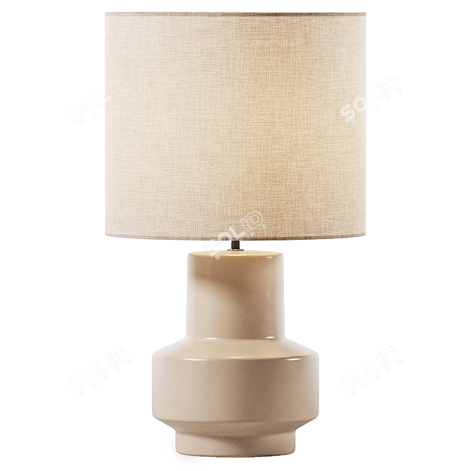 Sleek 2017 Molly Table Lamp 3D model image 1