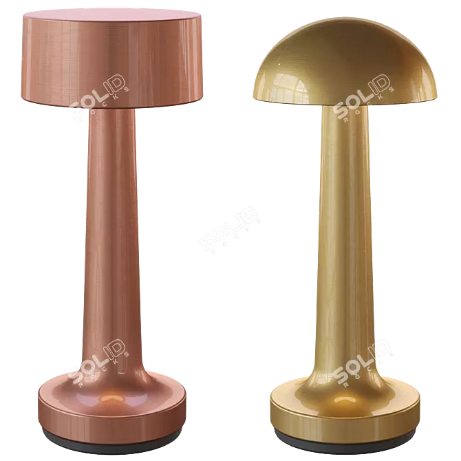 Neo-cordless Lamps Metal Collection 3D model image 2