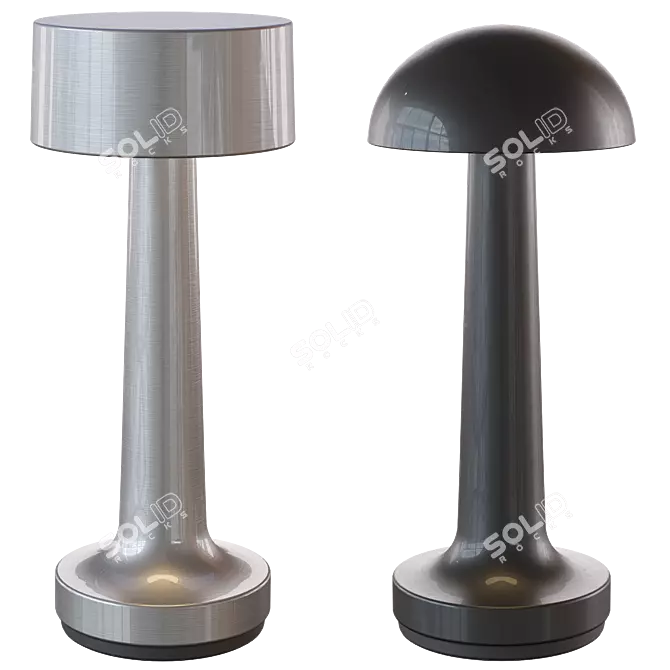 Neo-cordless Lamps Metal Collection 3D model image 4