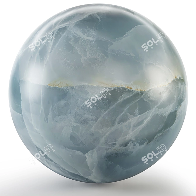 Glossy Marble Texture Collection 3D model image 4