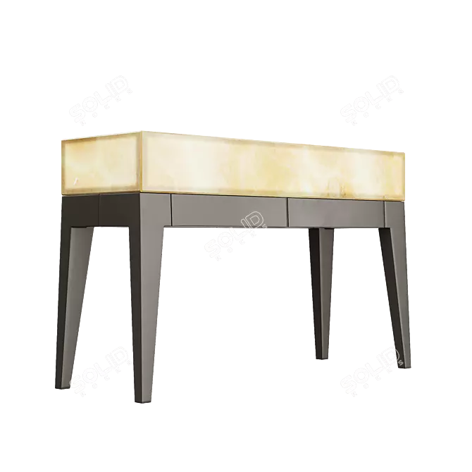 GORKY ONYX Console Table Boutique 3D model image 1