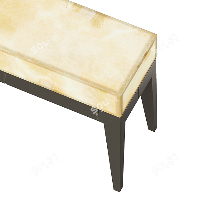 GORKY ONYX Console Table Boutique 3D model image 4