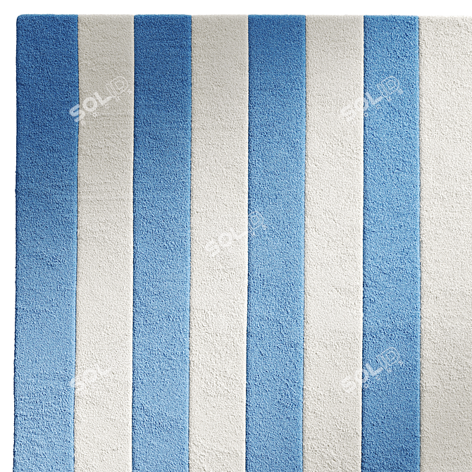 Rohana Wool Rug Launched 3D model image 2