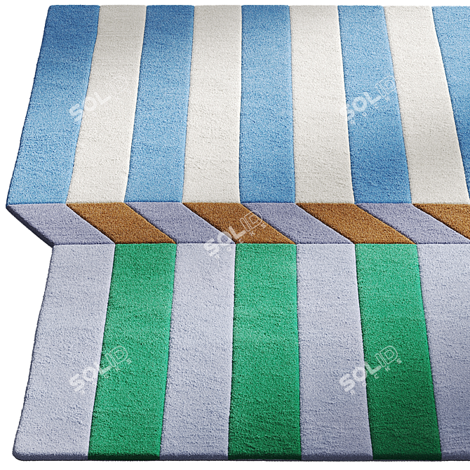 Rohana Wool Rug Launched 3D model image 3