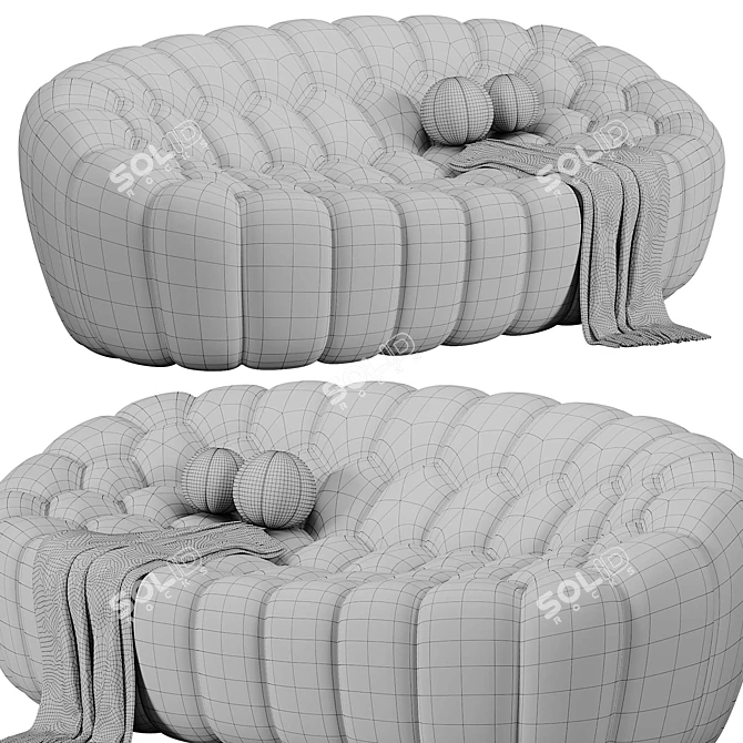 Modern Bubble Sofa Roche Bobois 3D model image 4