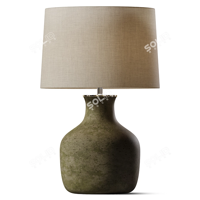 Elegant Galena Table Lamp 3D model image 1