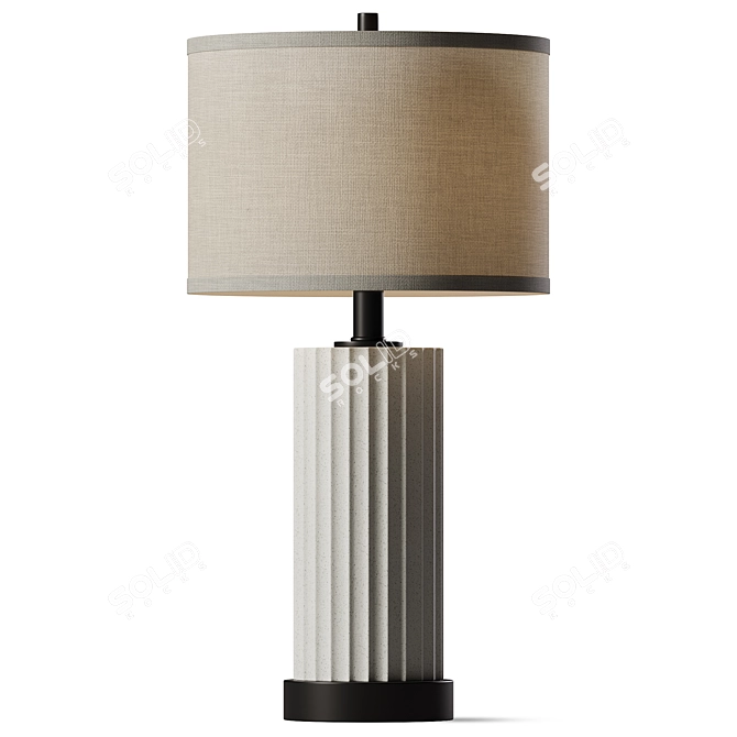 Touch Control Dimmable Table Lamps 3D model image 1