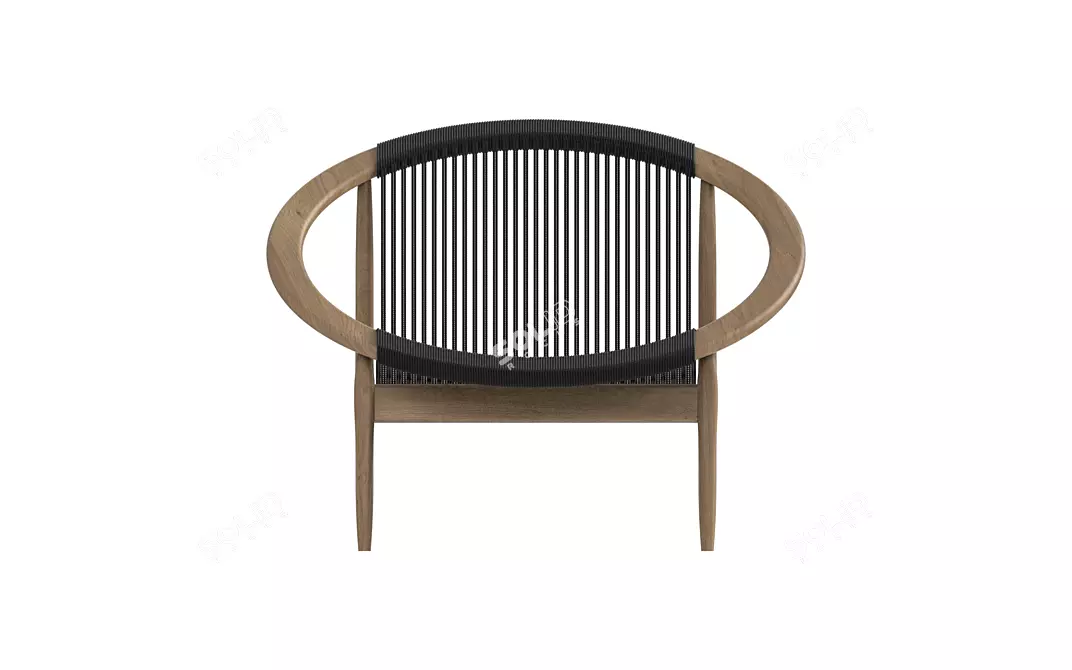 Outdoor Elegance: Frida Lounge Chair 3D model image 2