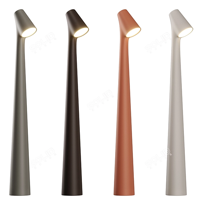 VIBIA Africa Portable Lamp 3D model image 2