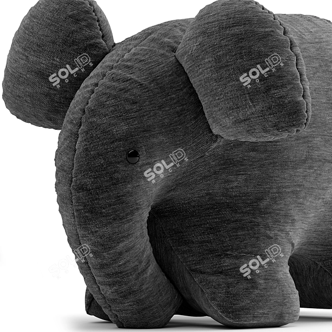 Cozy Plush Fabric Toys 3D model image 2