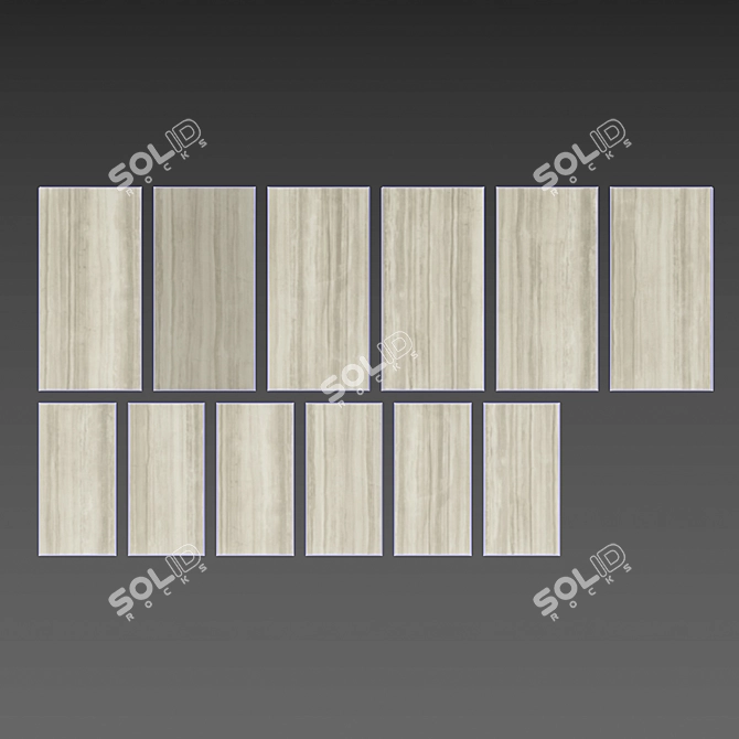 Italon Charme-Advance Silk-Grey Porcelain 3D model image 3