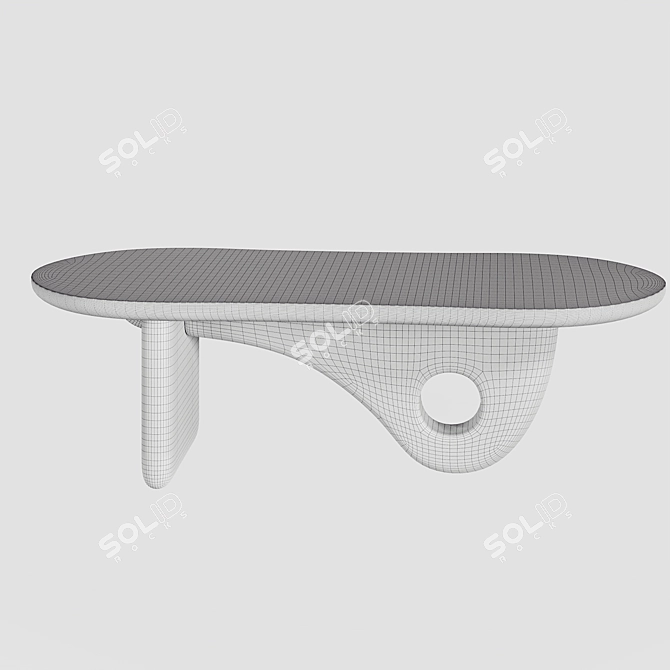 MOTO Dining Table by Casey Johnson 3D model image 4