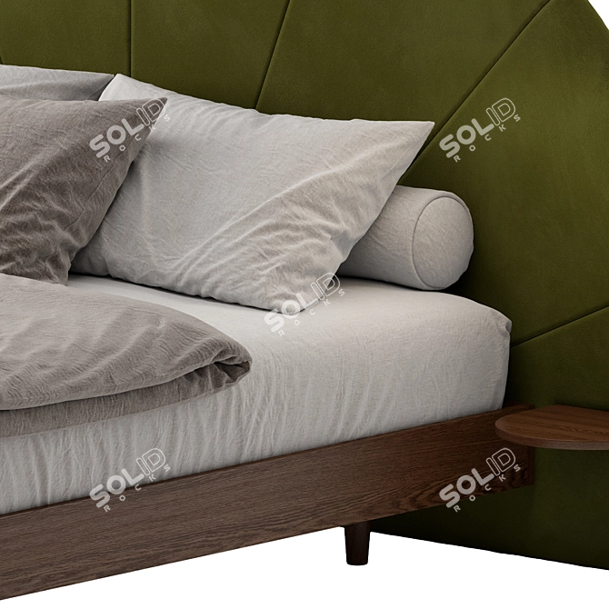 Luxury Basi Almelo King Bed 3D model image 4