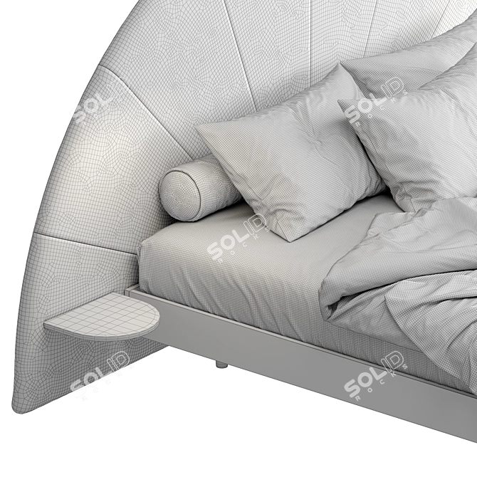 Luxury Basi Almelo King Bed 3D model image 7