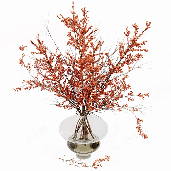 Botanical Blossom Collection: Lush Indoor Elegance 3D model image 6