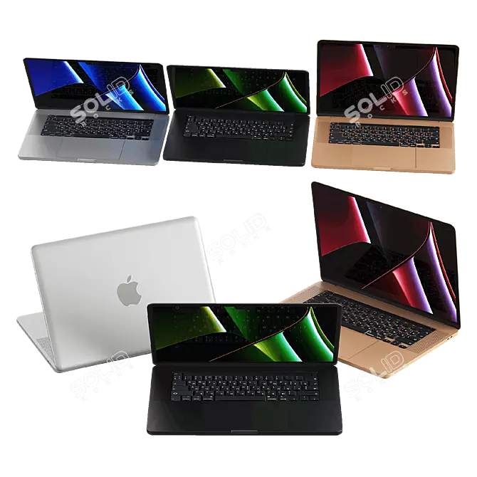 MacBook PRO 3D Model Render 3D model image 5