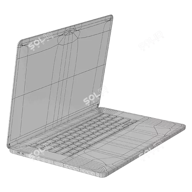 MacBook PRO 3D Model Render 3D model image 6