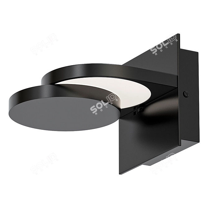 Modern Wall Sconce Light Fixture 3D model image 1