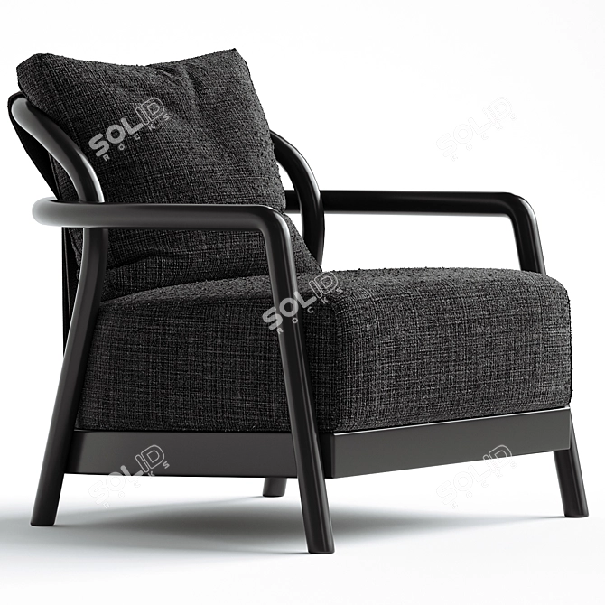 Modern Outdoor Armchair by Flexform 3D model image 1