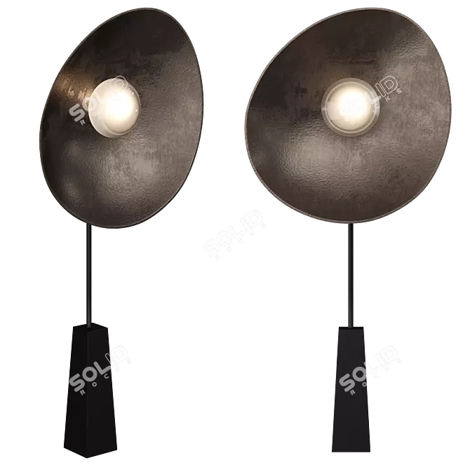 Contemporary Island Floor Lamp 3D model image 1