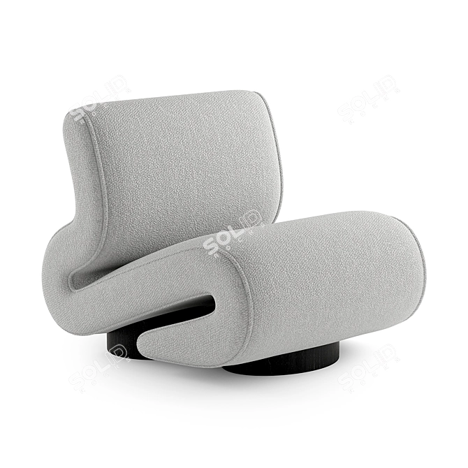 Elvemobilya Designer Chair 3D model image 1