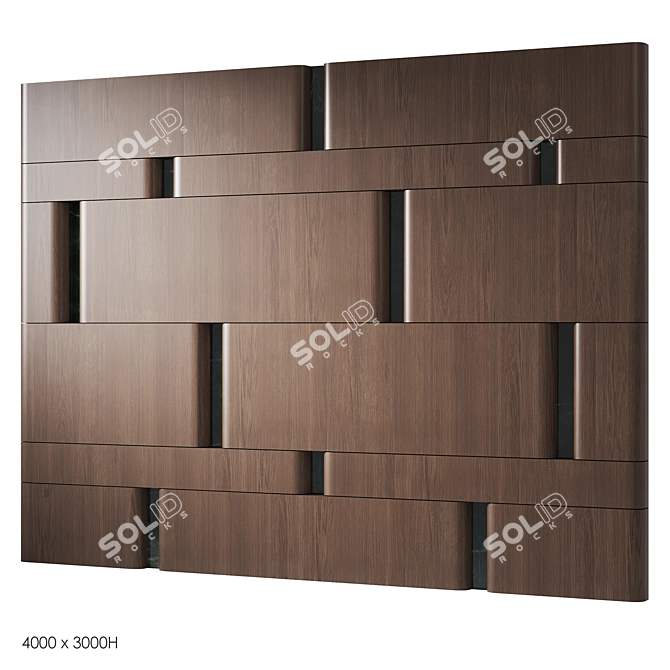 Versatile Smoothing Decor Panels 3D model image 3