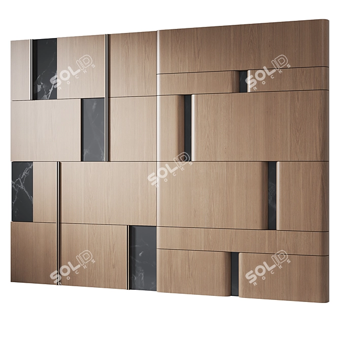 Versatile Smoothing Decor Panels 3D model image 4