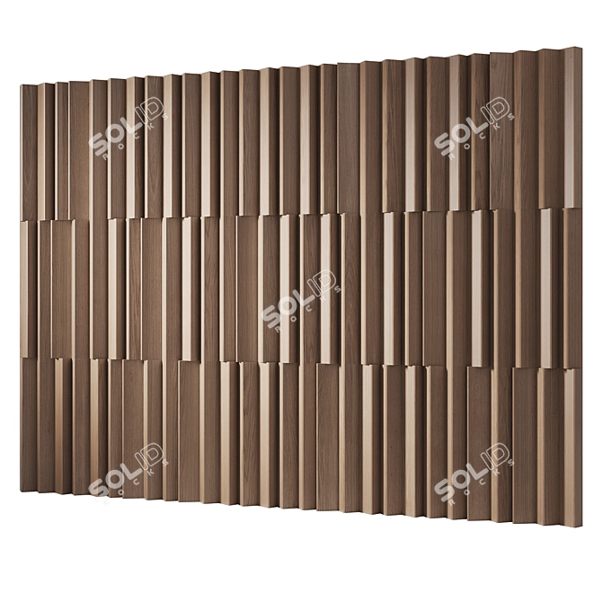 Wooden Decorative Panels | Smoothing Patterns 3D model image 3