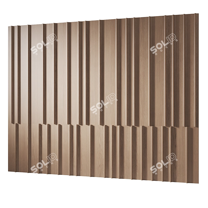 Wooden Decorative Panels | Smoothing Patterns 3D model image 5