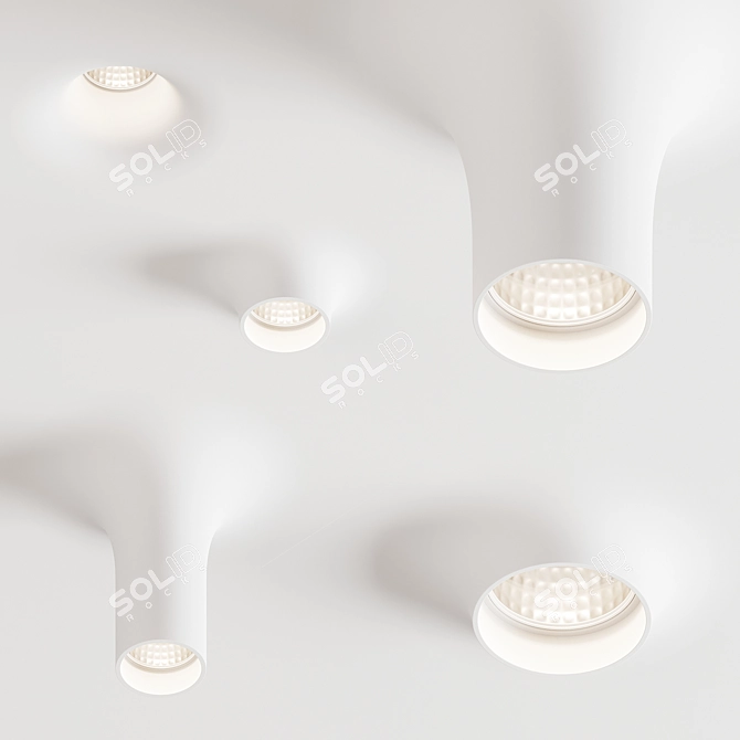 - Gypsum Luminaires 9010 Novantadieci 3D model image 1