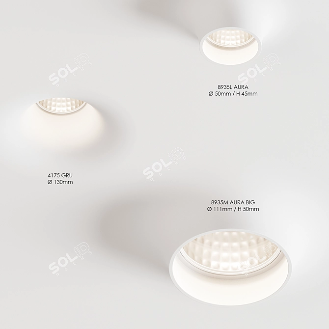 - Gypsum Luminaires 9010 Novantadieci 3D model image 3