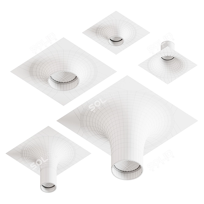 - Gypsum Luminaires 9010 Novantadieci 3D model image 4