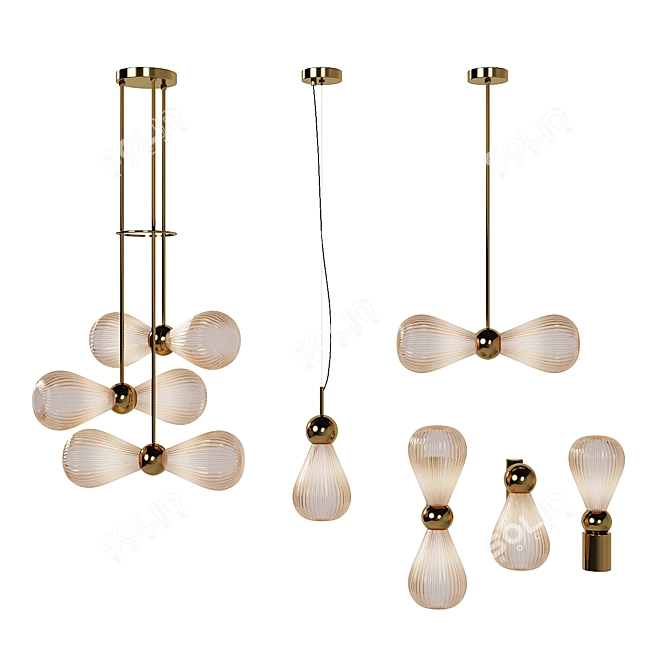 Elica Collection: Versatile Lighting Solution 3D model image 4