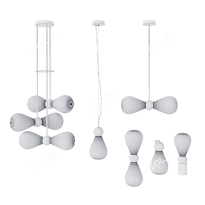Elica Collection: Versatile Lighting Solution 3D model image 6