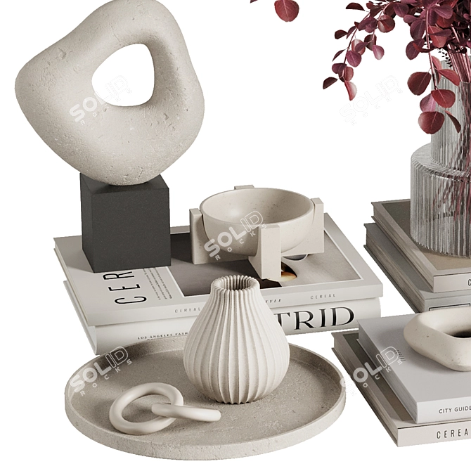 Elegant 2016 Decor Set 3D model image 3