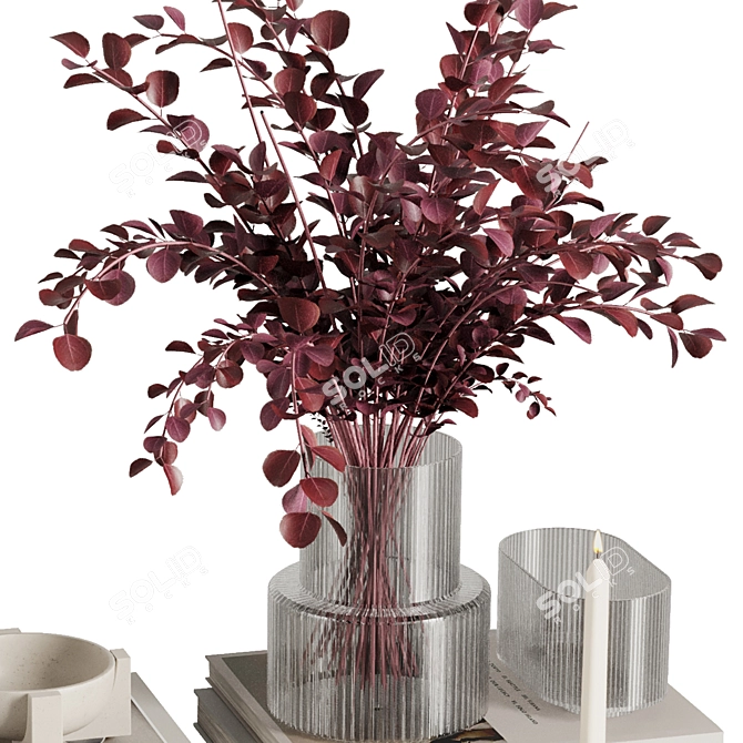 Elegant 2016 Decor Set 3D model image 5