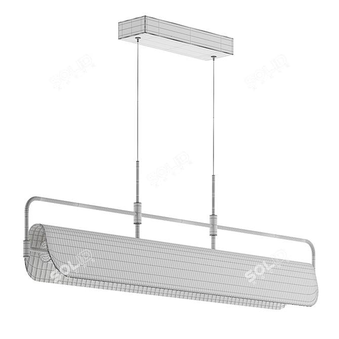 ODEON LIGHT Linear Pendant 35W 3D model image 4