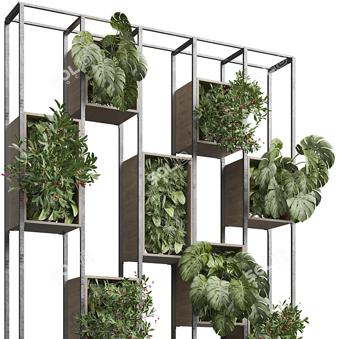 Modern Indoor Plant Model 505 3D model image 2