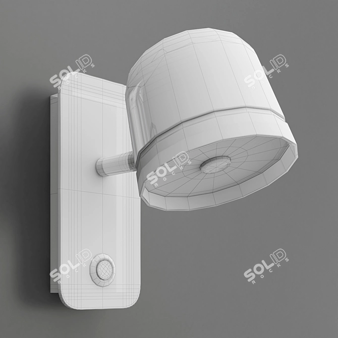 Modern Wall Lamp 3D Model 3D model image 3