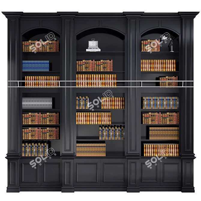 Virtual Library Collection 2 3D model image 1