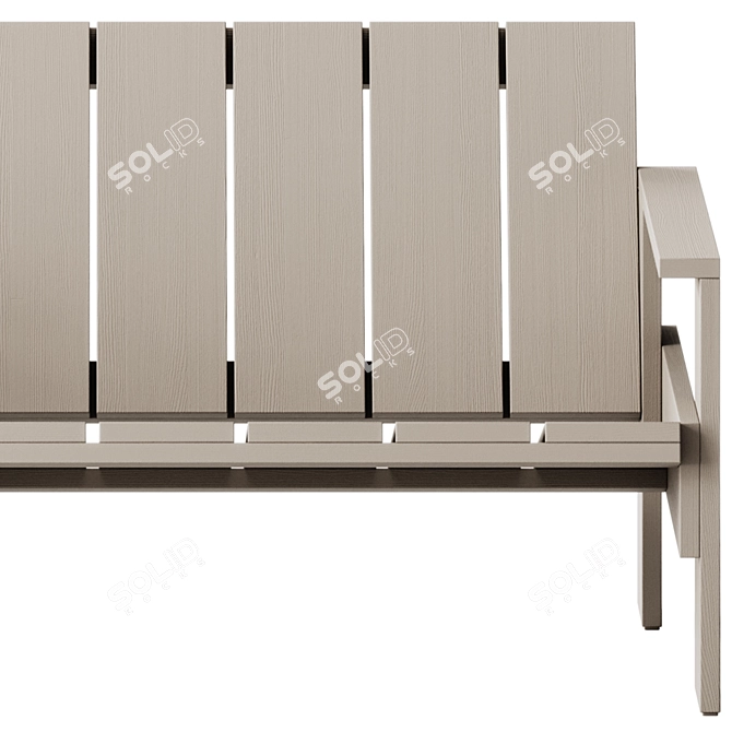 Modern Outdoor Sofa by Hay 3D model image 4