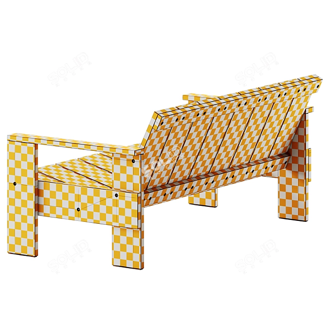 Modern Outdoor Sofa by Hay 3D model image 7