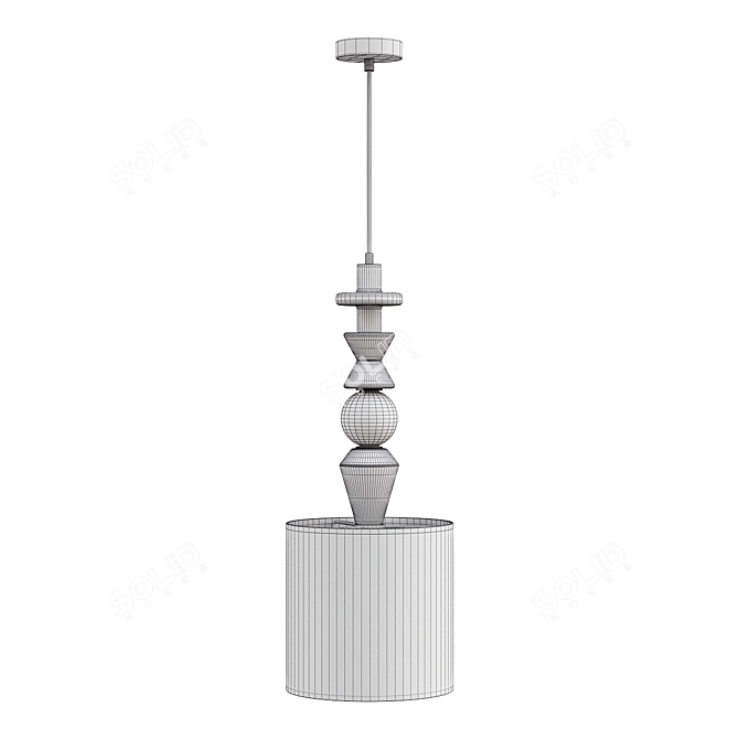 Modern Pendant Lighting Fixture 3D model image 3