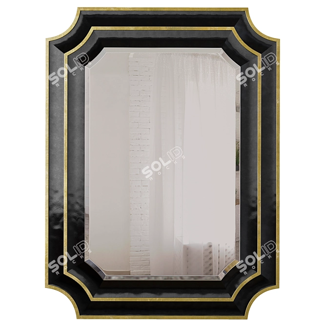  Modern Wall Mirror Alvaro 3D model image 1