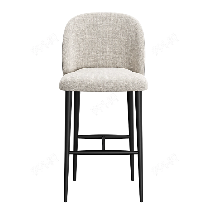 Modern Bar Stool Konyshev Design 3D model image 2