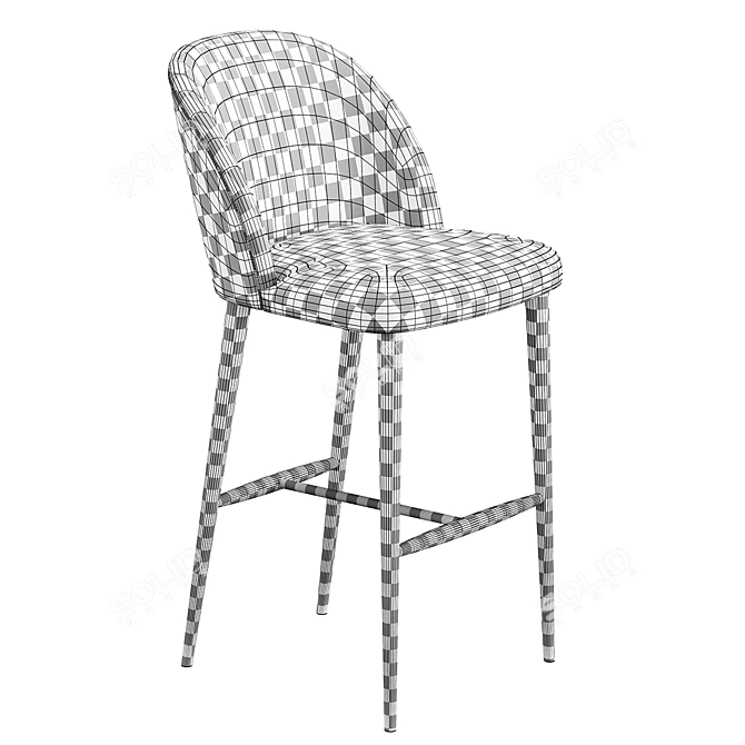 Modern Bar Stool Konyshev Design 3D model image 6