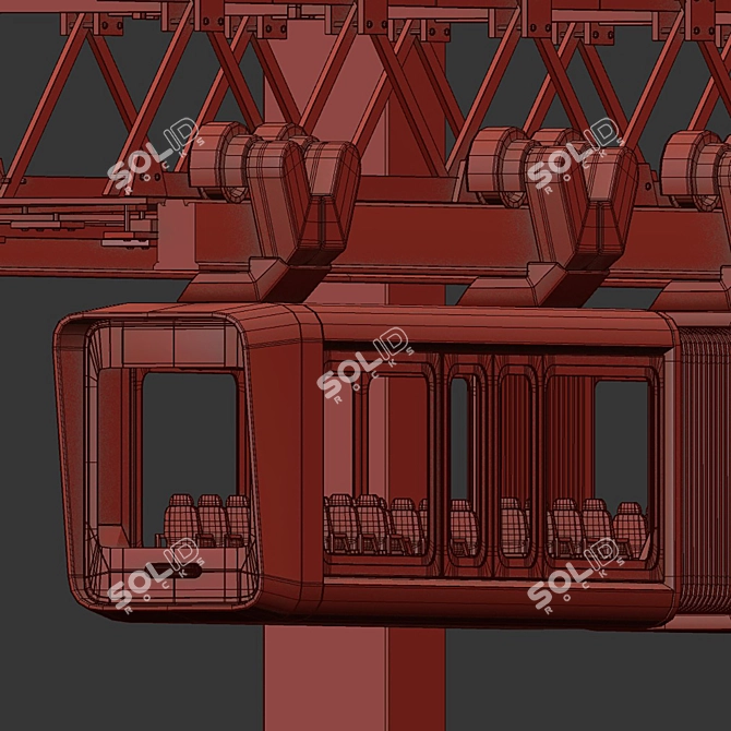 Air Metro High Resolution Texture 3D model image 5