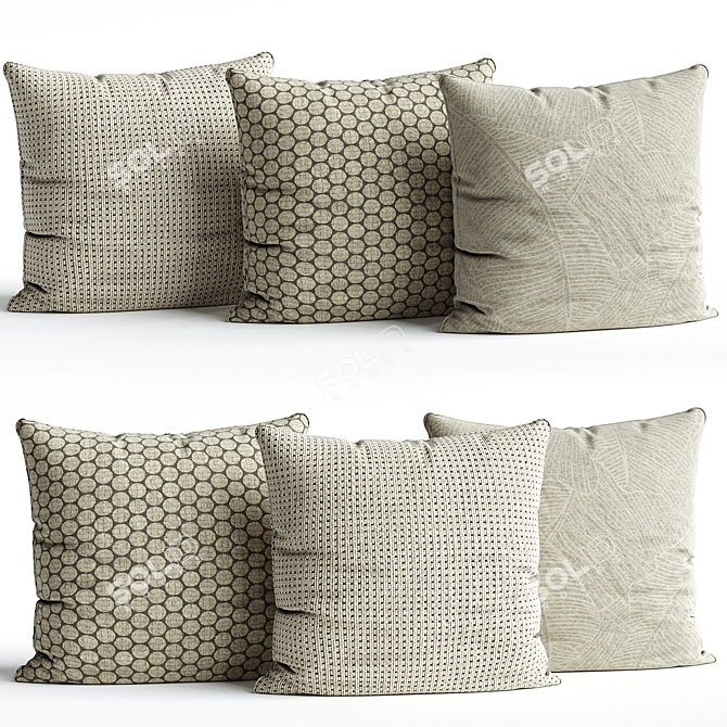 Sunshine Accent Pillow Embellishments 3D model image 1