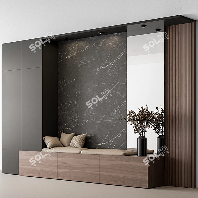  Entryway Closet for Stylish Entry 3D model image 1