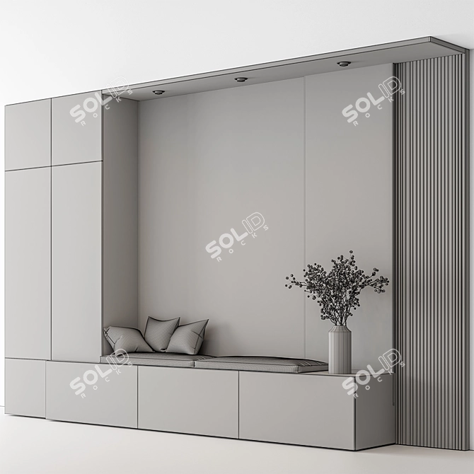  Entryway Closet for Stylish Entry 3D model image 3
